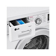 LG Вузька пральна машина, технологія 6 Motion™, прання парою SpaSteam™, Smart Diagnosis™, 6,5 кг, Вузька пральна машина, технологія 6 Motion™, прання парою SpaSteam™, Smart Diagnosis™, 6,5 кг, F1296WDS1, thumbnail 5