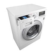 LG Вузька пральна машина, технологія 6 Motion™, прання парою SpaSteam™, Smart Diagnosis™, 6,5 кг, Вузька пральна машина, технологія 6 Motion™, прання парою SpaSteam™, Smart Diagnosis™, 6,5 кг, F1296WDS1, thumbnail 7