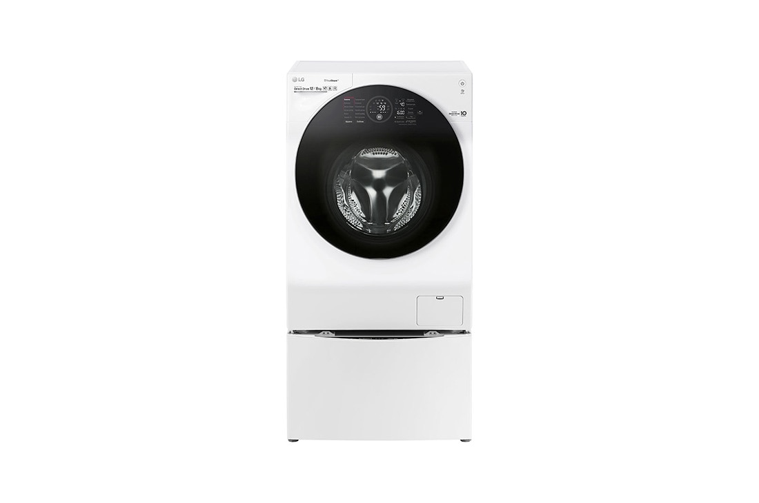 LG Прально-сушильна машина з 2 барабанами | 6 Motion™ | EcoHybrid™ | 12+2/8 кг, FH6G1BCH2N-FH8G1MINI3, FH6G1BCH2N-FH8G1MINI3