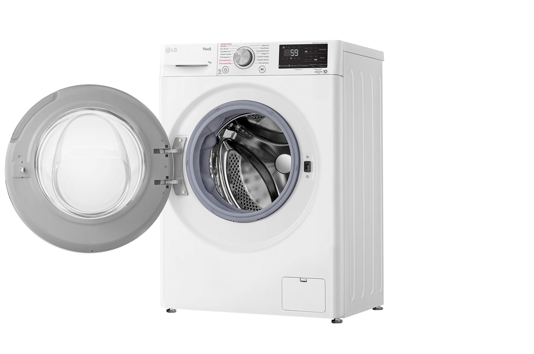 LG Вузька пральна машина | AI DD™ | TurboWash™ | 7 кг, F2V5HS1WW, F2V5HS1WW, thumbnail 4