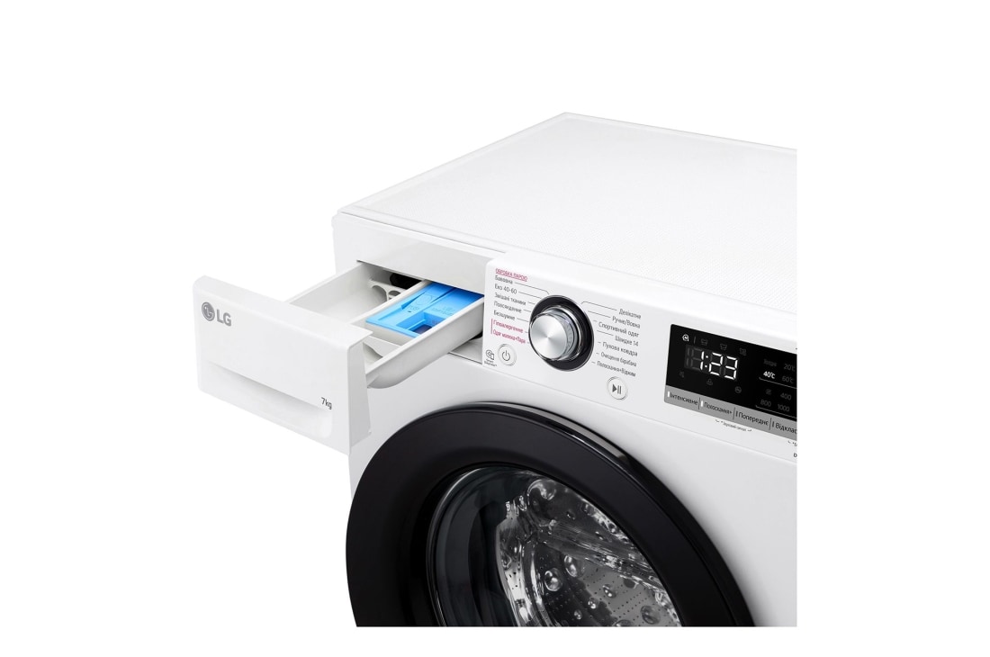 LG Вузька пральна машина | AI DD™ | Steam™ | 7 кг, F2V3HS6WW, thumbnail 13