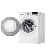 LG Стандартна прально-сушильна машина | AI DD™ | TurboWash™ | 9/6 кг, Спереду справа з відкритими дверцятами, F4V7VG1W, thumbnail 4