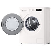 LG Вузька пральна машина | 6 Motion™ | Steam™ | 7 кг, Спереду справа з відкритими дверцятами, F2Y1HS3W, thumbnail 4