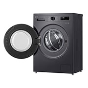 LG Вузька пральна машина | 6 Motion™ | Steam™ | 7 кг, Спереду справа з відкритими дверцятами, F2Y1HS5J, thumbnail 4