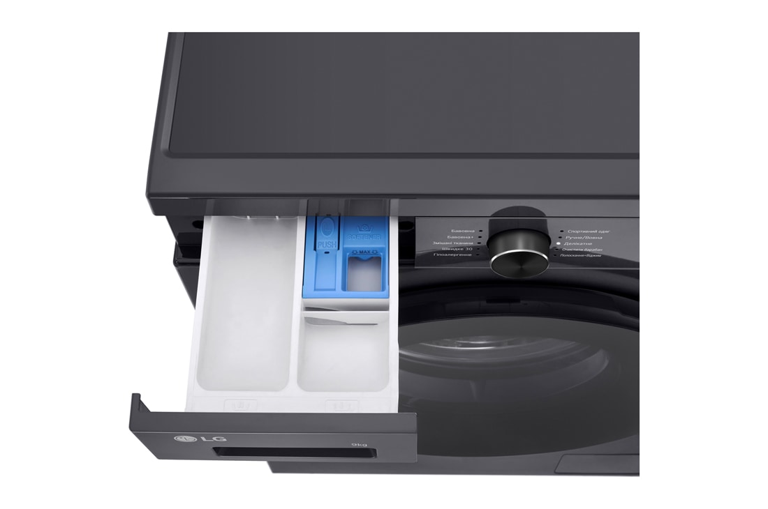 LG Стандартна пральна машина | 6 Motion™ | Steam™ | 9 кг, Лоток зверху, F2Y1VS5J, thumbnail 9