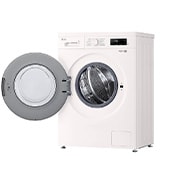 LG Вузька пральна машина | 6 Motion™ | Steam™ | 6 кг, Спереду справа з відкритими дверцятами, F2Y1NS3W, thumbnail 4