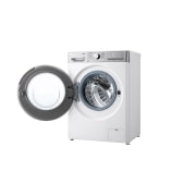 LG Вузька прально-сушильна машина | AI DD™ | EcoHybrid™ | 9/5 кг, Front door open, F2R9FC2E, thumbnail 4