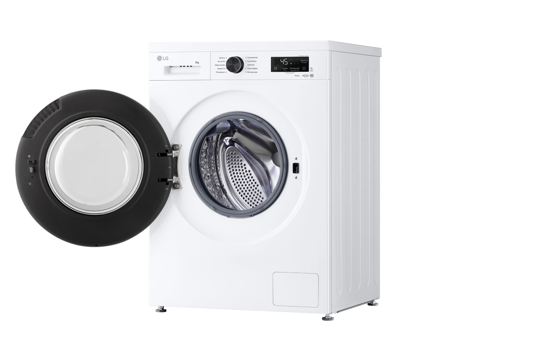LG Стандартна пральна машина | 6 Motion™ | Steam™ | 9 кг, left open, F4Y2VSGWE, thumbnail 11