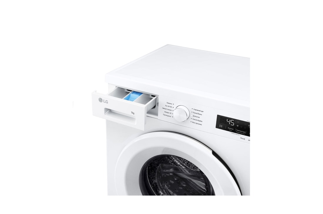 LG Вузька пральна машина | 6 Motion™ | Steam™ | 7 кг, drawer open, F2Y2HS3WE, thumbnail 7