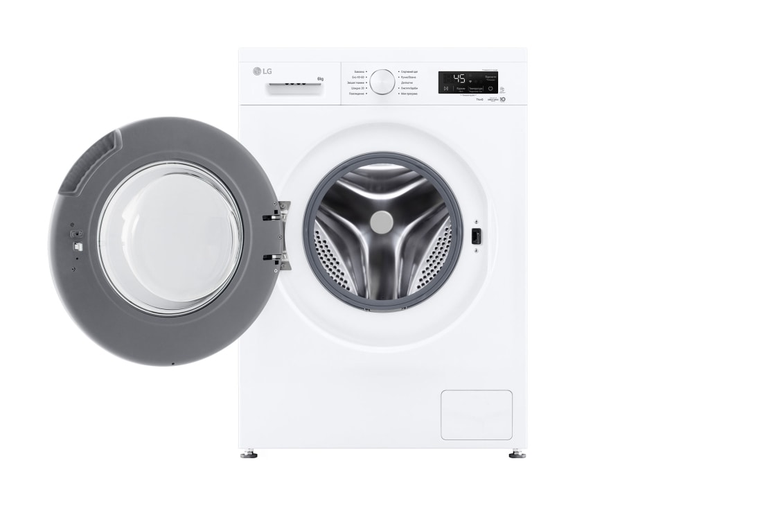 LG Вузька пральна машина | 6 Motion™ | Steam™ | 6 кг, front open, F2Y2NS3WE, thumbnail 2