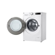LG Вузька пральна машина | AI DD™ | TurboWash™ 360˚ | 9 кг, Спереду справа з відкритими дверцятами, F2Y5FS0W, thumbnail 4