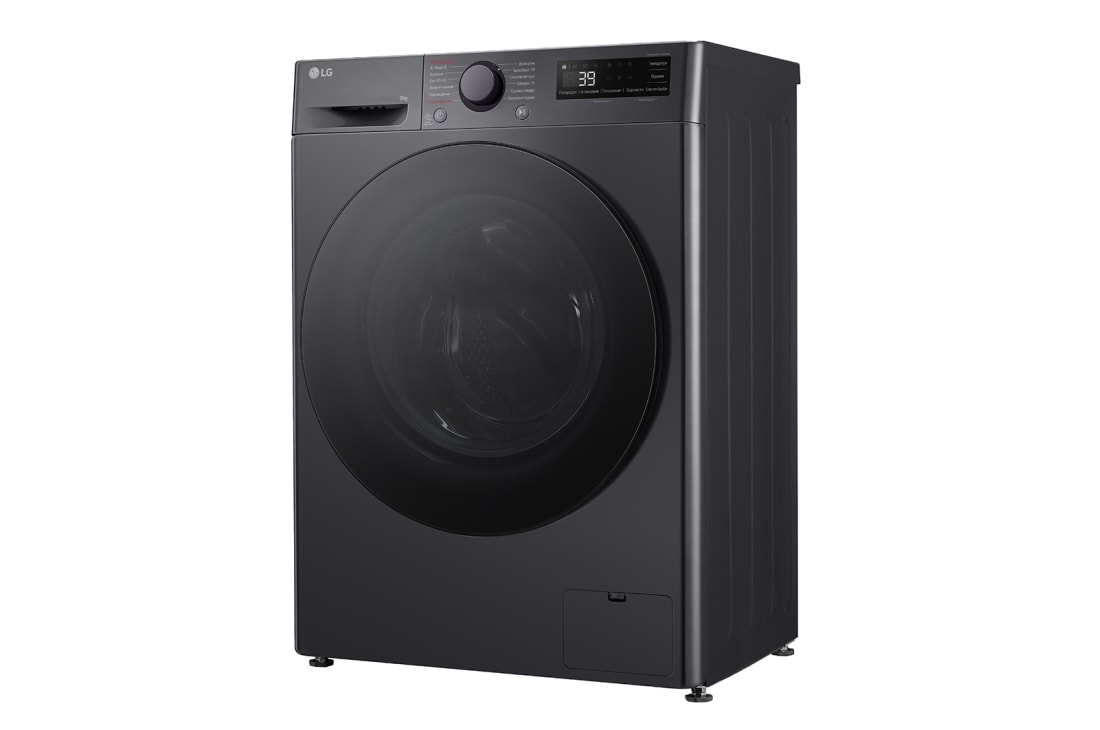 LG Вузька пральна машина | AI DD™ | TurboWash™ 360˚ | 9 кг, Спереду справа, F2Y5FS5J, thumbnail 5