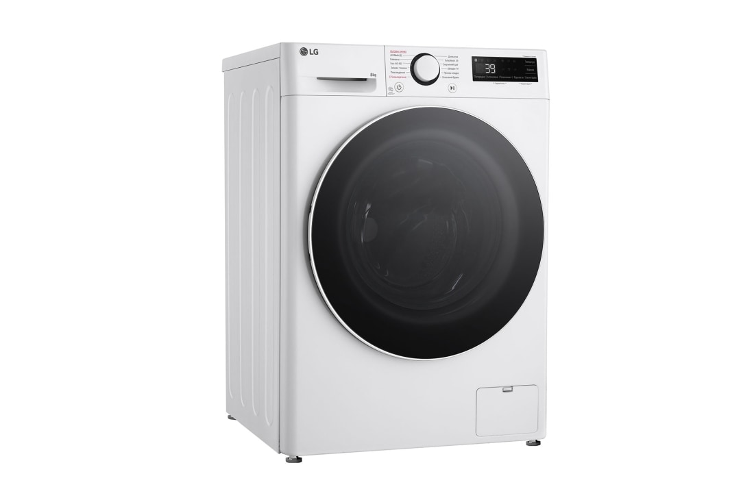 LG Вузька пральна машина | AI DD™ | TurboWash™ 360˚ | 8 кг, right, F2Y5PS0W, thumbnail 11