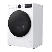 LG Вузька пральна машина на  9 кг з AI DD™, Turbowash™ 360 (2026), Зображено пральну машину спереду справа, F2X5FS5W, thumbnail 4