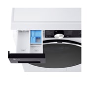 LG Вузька пральна машина на  9 кг з AI DD™, Turbowash™ 360 (2026), Зображено лоток пральної машини зверху, F2X5FS2WB, thumbnail 10