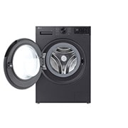 LG Вузька пральна машина на  8 кг з AI DD™, Turbowash™ 360 (2026), Зображено пральну машину спереду з відкритими дверцятами, F2X5PS5M, thumbnail 3