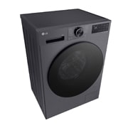 LG Вузька пральна машина на  8 кг з AI DD™, Turbowash™ 360 (2026), Зображено пральну машину спереду зліва в перспективі зверху, F2X5PS5M, thumbnail 6