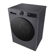 LG Вузька пральна машина на  8 кг з AI DD™, Turbowash™ 360 (2026), Зображено пральну машину спереду справа в перспективі зверху, F2X5PS5M, thumbnail 8