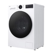 LG Вузька пральна машина на  8 кг з AI DD™, Turbowash™ 360 (2026), Зображено пральну машину спереду справа, F2X5PS5W, thumbnail 4