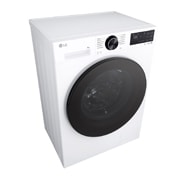 LG Вузька пральна машина на  8 кг з AI DD™, Turbowash™ 360 (2026), Зображено пральну машину спереду зліва в перспективі зверху, F2X5PS5W, thumbnail 6