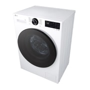 LG Вузька пральна машина на  8 кг з AI DD™, Turbowash™ 360 (2026), Зображено пральну машину спереду справа в перспективі зверху, F2X5PS5W, thumbnail 8