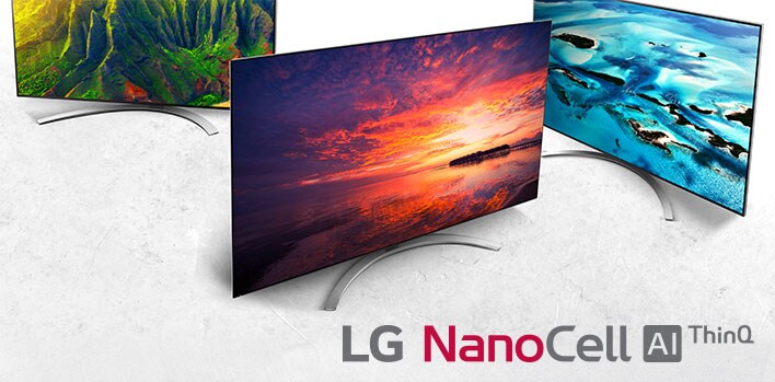 Переглянути всі моделі телевізорів LG NanoCell