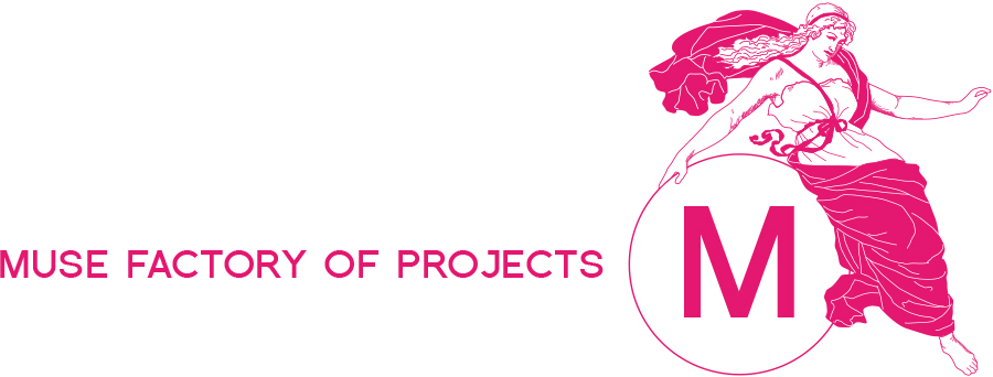 The Muse Factory of Projects Logo and name in pink against a white background.