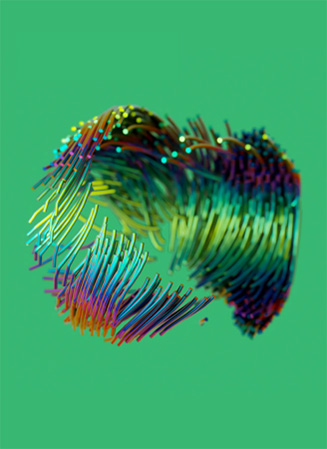 The abstract images of inspiration from each of the brand’s distinctive products
