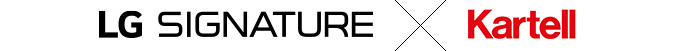 Logo of LG SIGNATURE & Kartell.
