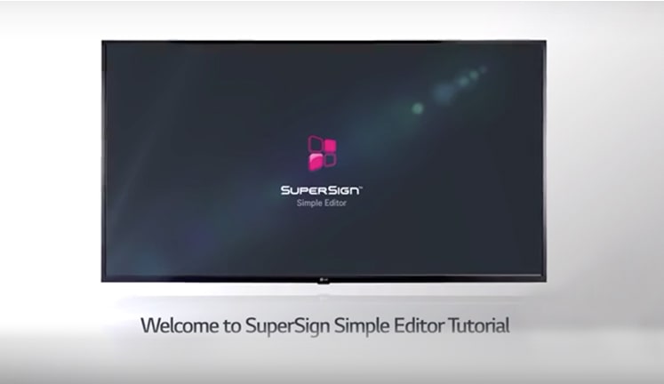 Supersign LG Simple Editor V3.21