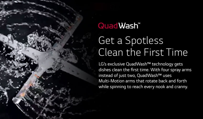 LG QuadWash Dishwashers Quiet, Powerful, Energy Efficient LG USA