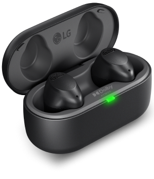 LG Dolby Atmos™-enabled wireless earbuds in case