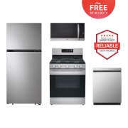 LG Value Kitchen Package with Gas Range, Value Kitchen Package with Gas Range, LT18S2100S-LDFN3432T-LRGL5821S-MVEM1721F, thumbnail 1