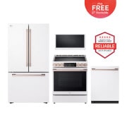 LG Premium Kitchen Package with Electric Range, Premium Kitchen Package with Electric Range, srfb27w3-sdwb24w3-lses6338n-mhes1738n, thumbnail 1