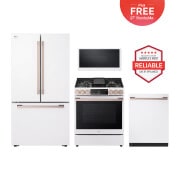 LG Premium Kitchen Package with Gas Range, Premium Kitchen Package with Gas Range , srfb27w3-sdwb24w3-lsgs6338n-mhes1738n, thumbnail 1