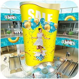 Curvable & Window Facing DVLED 