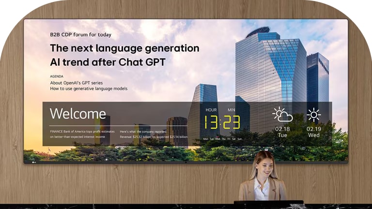 105BM5N-B 105'' Ultra Stretch Signage