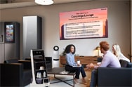 Concierge Lounges | Styler, refrigerators, hotel TVs, air purifiers, CLOi ServeBot & more
