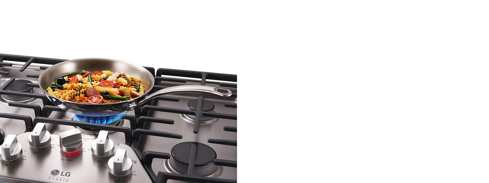 LG Studio 36 UltraHeat™ Gas Cooktop with EasyClean®