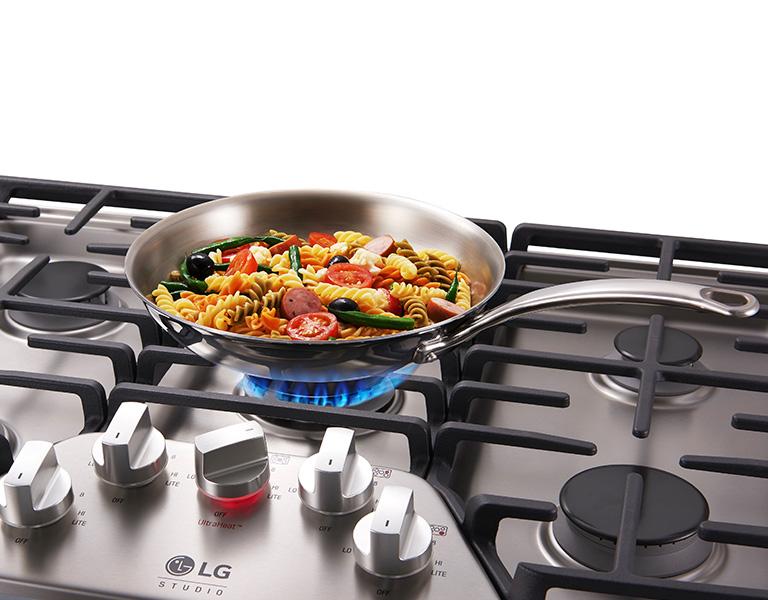 Lg gas stove on sale cast iron griddle