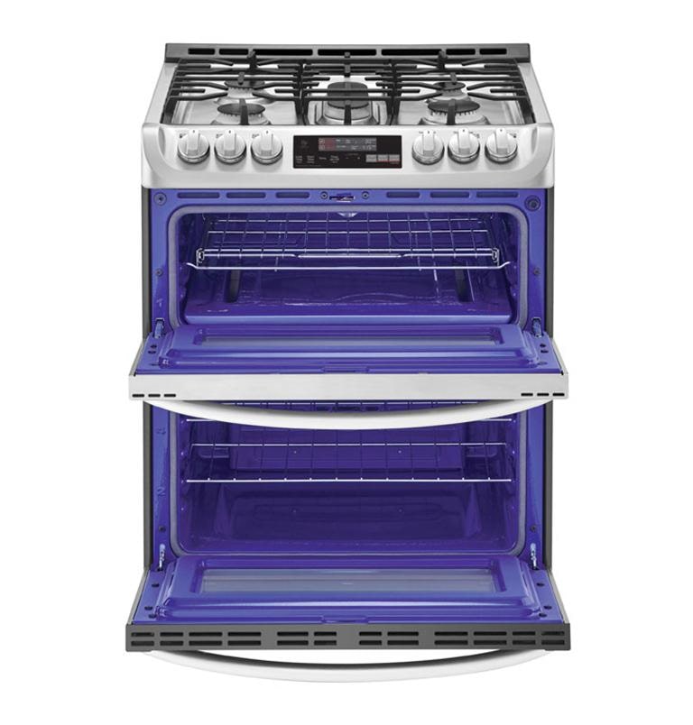 LG LTG4715BM 6.9 cu. ft. Smart wifi Enabled Gas Double Oven SlideIn