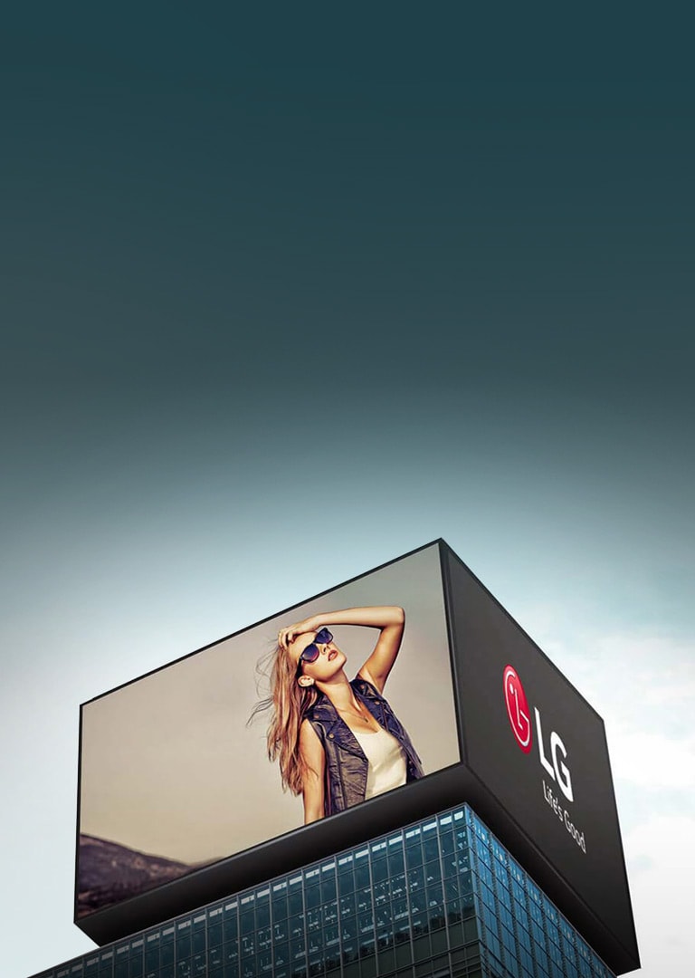 LG Outdoor Commercial Signage Diagonal Displays LG USA Business