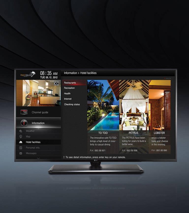 LG Hospitality and Hotel Display TV Solutions LG USA Business