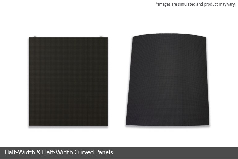 Half-Width & Half-Width Curved Panels