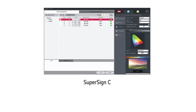 <span> FREE SUPERSIGN C </ span> FÃ?R ERWEITERTE FARBEINSTELLUNG