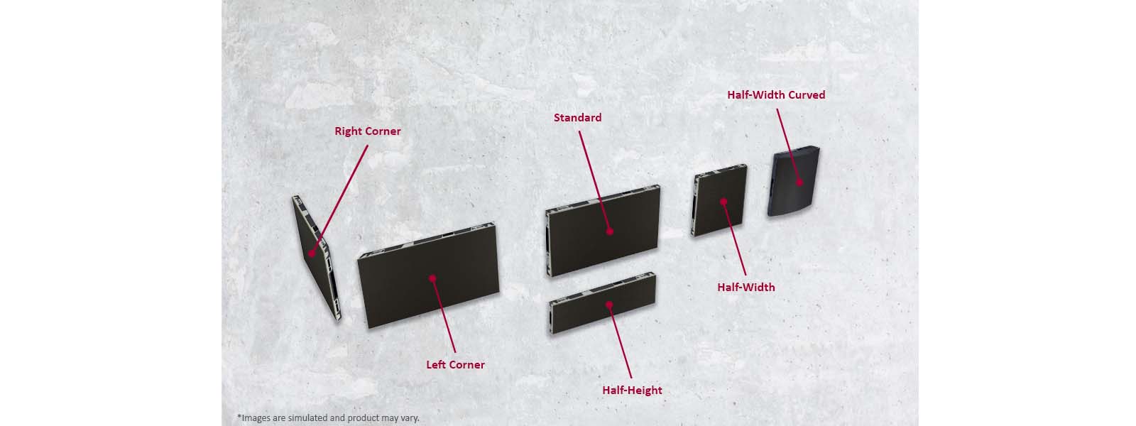 The LG LSCB Series Allows Seamless Imagery with a Variety of Panel Types