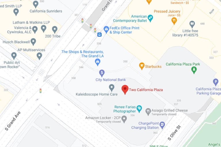 LA Showroom Address & Contact Person