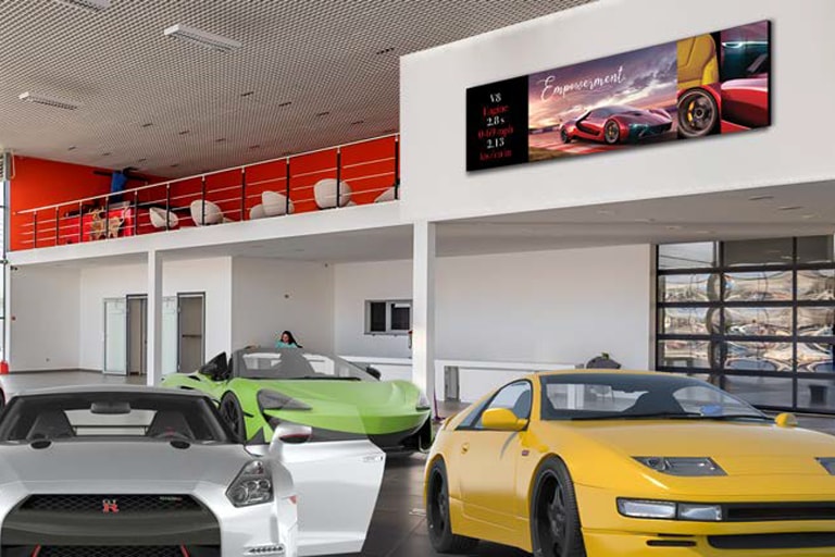 196” Dual 2K MAGNIT Display LSAB-G196C