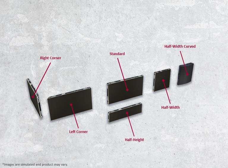 The LG LSCB Series Allows Seamless Imagery with a Variety of Panel Types