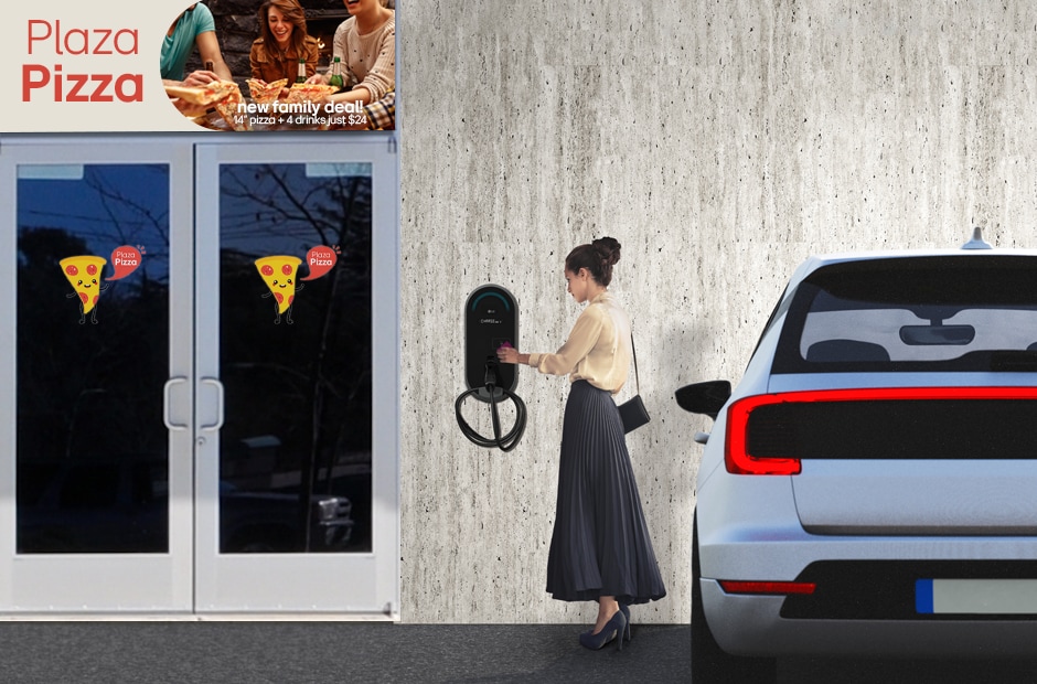 Add value to your restaurant location with convenient and powerful electric vehicle chargers